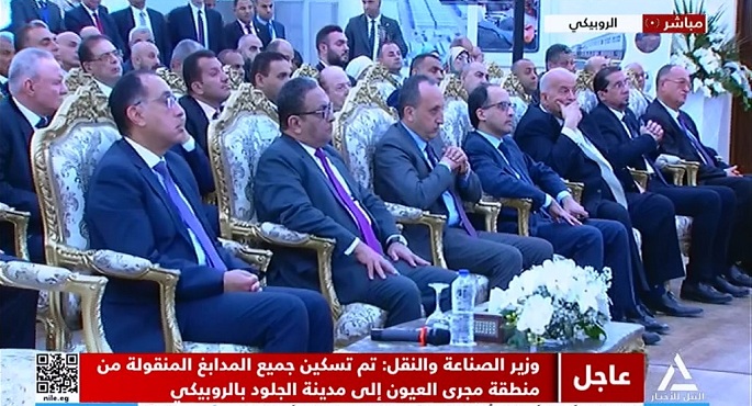 رئيس الوزراء مصطفي مدبولي يشهد الطرح الأول للمصانع الجاهزة بمدينة الجلود بالروبيكي
