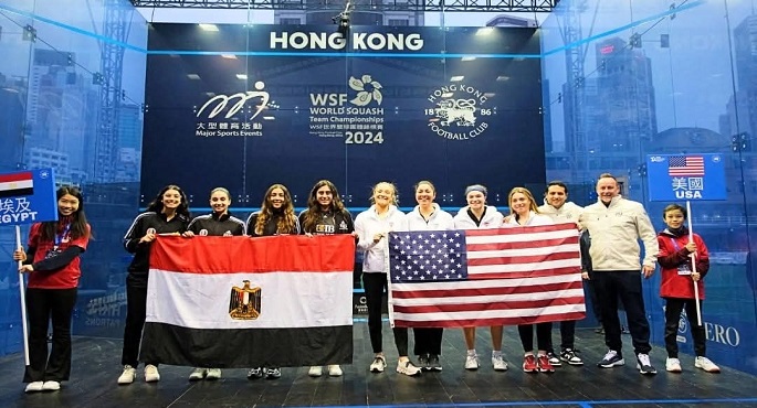 منتخب سيدات الاسكواش يتوج ببطولة العالم للفرق للمرة السادسة