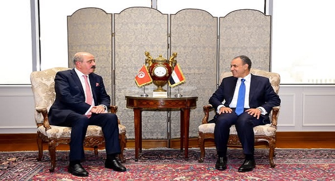 بالصور.. وزير الخارجية يشيد بالعلاقات التي تربط بين مصر وتونس