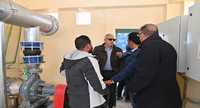 بالصور.. وزير الري يتفقد أعمال تطوير الرى بمنطقة استصلاح غرب سمالوط بالمنيا