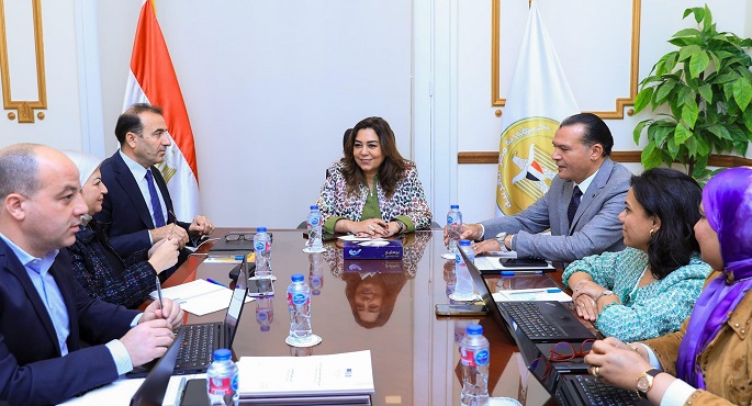 وزيرة التنمية المحلية تتابع مع برنامج الأمم المتحدة الإنمائى مجالات التعاون المشترك