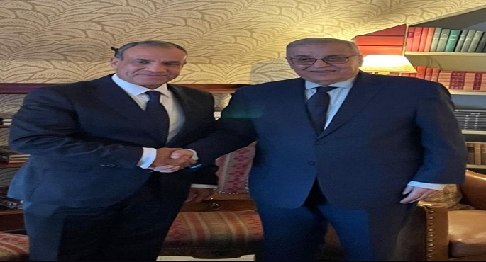 وزير الخارجية يعقد مباحثات فى بيروت مع نظيره اللبنانى
