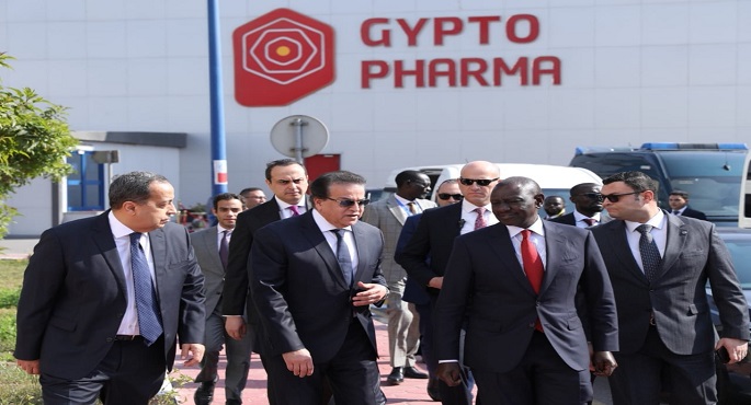 خلال زيارة الرئيس الكيني لمدينة الدواء المصرية, وزير الصحة يؤكد عمق العلاقات بين البلدين