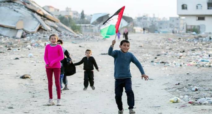 النازحون: غزة لن تنكسر .. وعيوننا ترنو نحو القدس العاصمة كى تبقى فلسطين