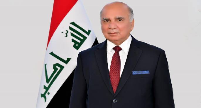 وزير خارجية العراق يؤكد رفض بلاده لأى محاولات لتهجير الشعب الفلسطينى