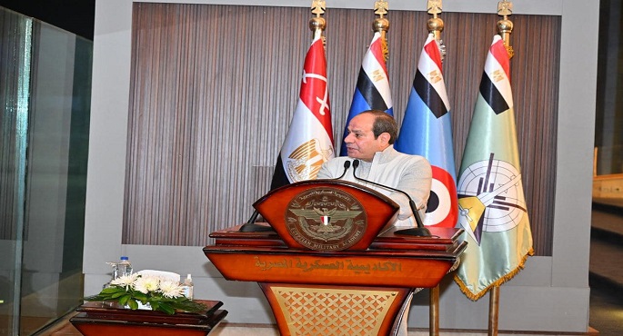 بالفيديو والصور.. الرئيس السيسي لطلاب الأكاديمية العسكرية: علينا أن نكون في أعلى درجات الفهم والوعي والاستعداد