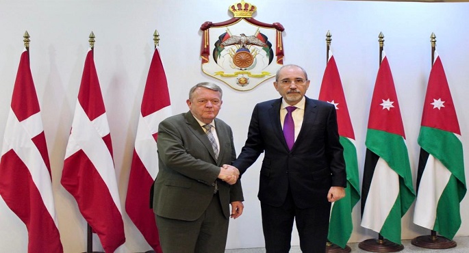 وزيرا خارجية الأردن والدنمارك يؤكدان ضرورة وقف الحرب على غزة وزيادة المساعدات