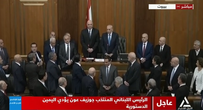 رئيس النواب اللبناني يهنئ جوزيف عون بانتخابه رئيسا جديدا للبلاد