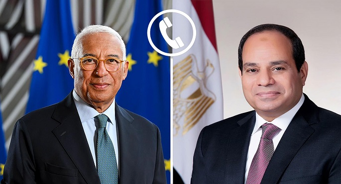 السيسي لرئيس المجلس الأوروبي: مصر تواصل جهودها لوقف إطلاق النار بغزة وتبادل الرهائن والمحتجزين