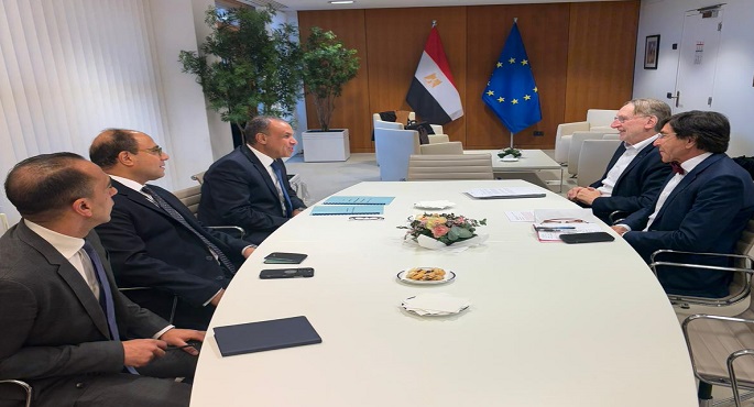 بالصور.. وزير الخارجية يستعرض فى لقاء بمقر البرلمان الأوروبى مسار تطور العلاقات بين مصر والاتحاد