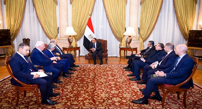 بالصور.. وزير الخارجية يشدد على موقف مصر الداعم للسلطة الفلسطينية ورفض مخططات تهجير الفلسطينيين