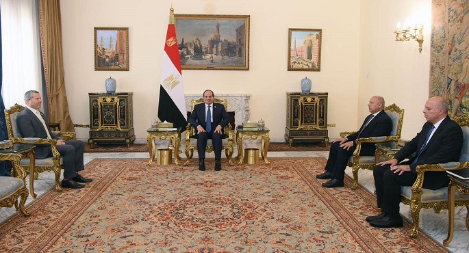 بالصور.. الرئيس السيسى يبحث مع سكرتير عام المنظمة البحرية الدولية تعزيز التعاون مع المنظمة