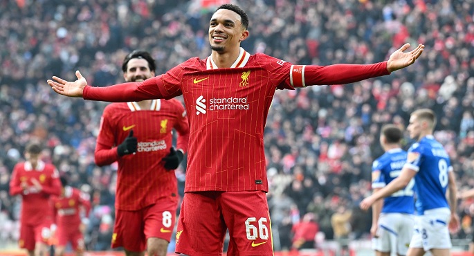 ليفربول يتخطى بسهولة أكرينجتون في كأس الاتحاد الأنجليزي