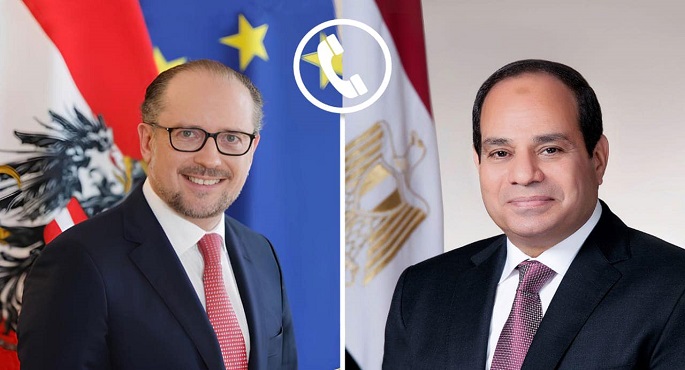 السيسى يستعرض هاتفيا مع مستشار النمسا جهود ضمان تنفيذ اتفاق وقف إطلاق النار فى غزة