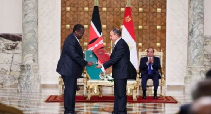 إعلان الشراكة الاستراتيجية الشاملة بين مصر وكينيا والتوقيع على 12 اتفاقية تعاون