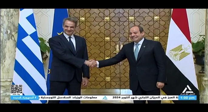 بالفيديو.. الرئيس السيسي يستقبل رئيس وزراء اليونان و يبحثان الأوضاع الإقليمية وتعزيز التعاون الثنائي