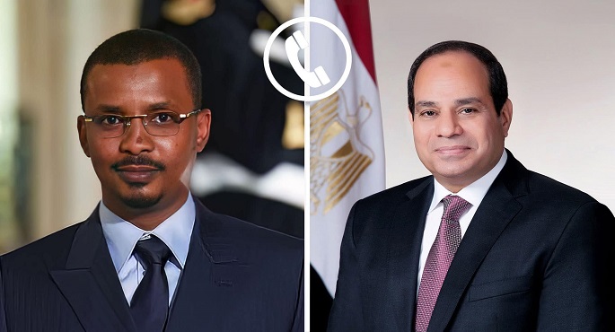الرئيس السيسى يؤكد دعم مصر لأمن واستقرار تشاد