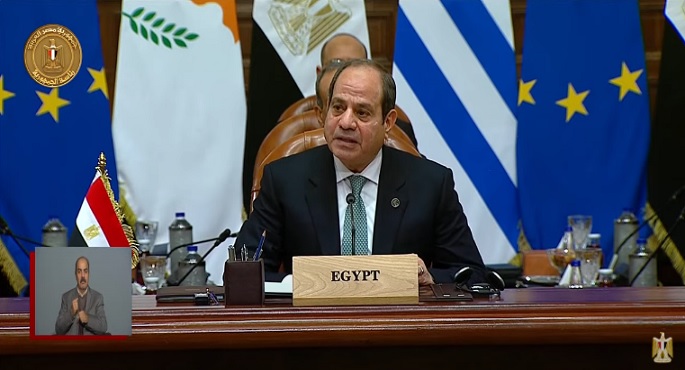 بالفيديو.. الرئيس السيسي يؤكد أهمية التعاون المشترك بين مصر وقبرص واليونان بشأن التطورات بالمنطقة