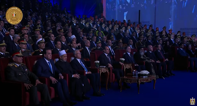 الرئيس السيسى يشهد الاحتفال بالذكرى الـ 73 لعيد الشرطة