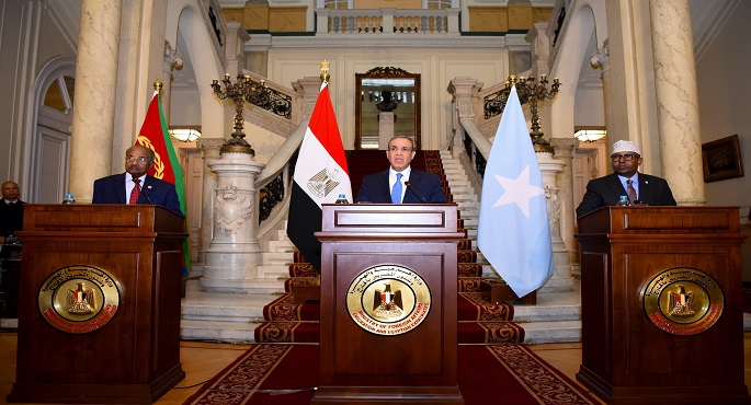 بالصور.. مصر والصومال وإريتريا يرحبون بالتقدم المحرز في تعاونهم لتحقيق الأمن بالصومال