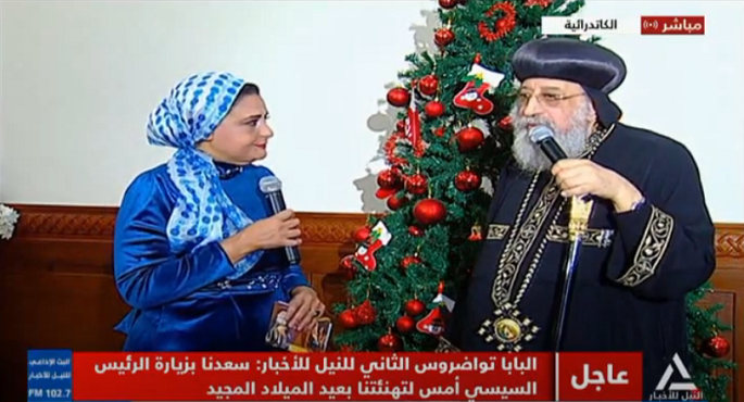 بالفيديو .. البابا تواضروس للنيل للأخبار : مصر مُباركة وتسير على الطريق الصحيح .. وأحذر من حرب الشائعات والأكاذيب