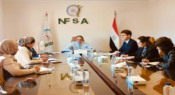 بالصور.. رئيس الهيئة القومية لسلامة الغذاء يستقبل ممثلى السفارة الفرنسية بالقاهرة