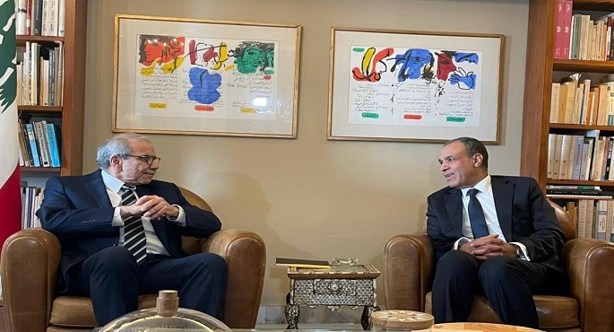 خلال زيارته لبيروت..عبد العاطي يلتقي برئيس الحكومة اللبنانية المكلف