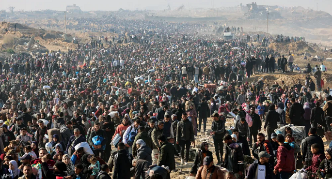 حماس : 300 ألف فلسطيني عادوا إلى شمال قطاع غزة
