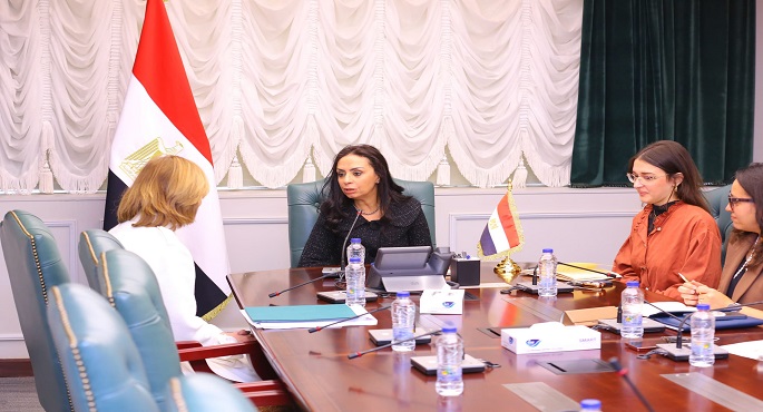 بالصور .. وزيرة التضامن الاجتماعي تبحث مختلف اوجه التعاون مع رئيسة ومؤسسة معهد الصحة الأمريكي