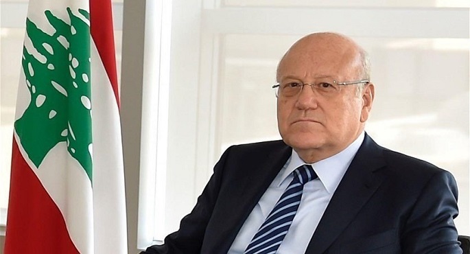 ميقاتي يعرب عن تفاؤله بانتخاب رئيس للبنان اليوم
