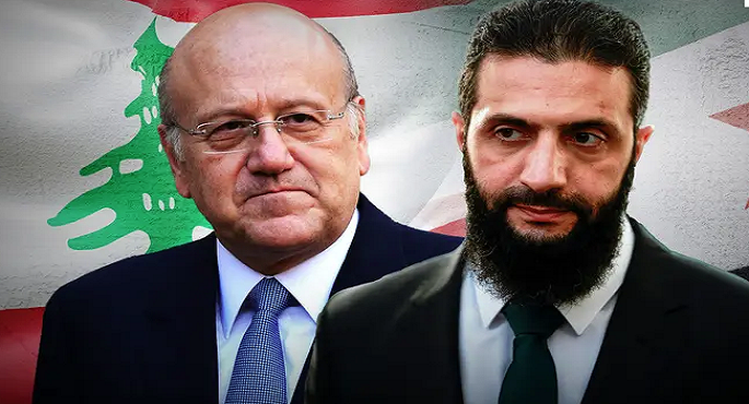 ميقاتي في دمشق للقاء الشرع في أول زيارة لرئيس حكومة لبنانية لسوريا منذ 15 عامًا