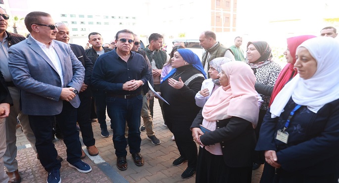 بالصور.. وزير الصحة ومحافظ المنوفية يتفقدان وحدة «صحة سبك الأحد»
