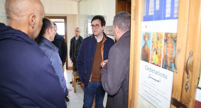 هنو يوجه بتوزيع العاملين بقصر التذوق بالإسكندرية على المواقع الثقافية