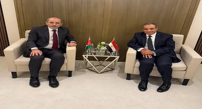 وزير الخارجية ونظيره الأردني يؤكدان رفضهما القاطع لتهجير الفلسطينيين سواء بالضفة الغربية أو غزة