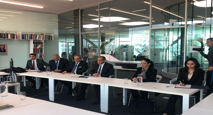 وزير الخارجية يشيد بالتعاون بين مصر ومركز جنيف للسياسة الأمنية بمجال التدريب وبناء القدرات