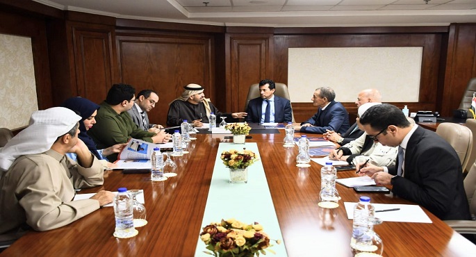 بالصور.. وزير الشباب والرياضة يبحث تعزيز التعاون مع المدير التنفيذى لمؤسسة محمد بن راشد بن آل مكتوم للمعرفة