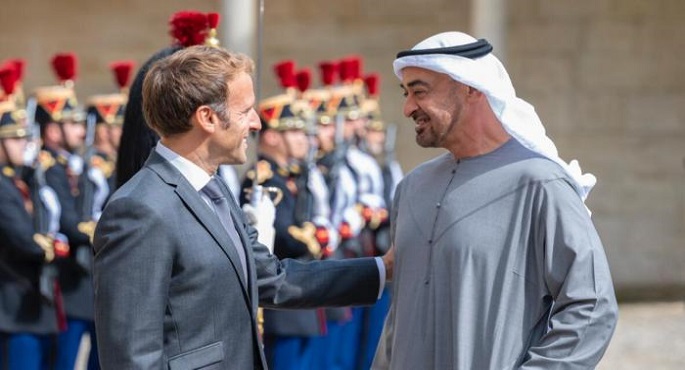 رئيسا فرنسا والإمارات يؤكدان رغبتهما في إقامة شراكة استراتيجية فى الذكاء الإصطناعى