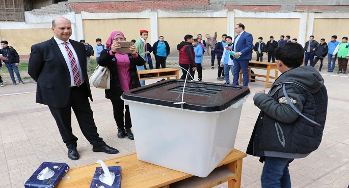 الهيئة الوطنية للانتخابات تجرى زيارة لمدارس محافظة الدقهلية لتوعية الطلاب انتخابيا
