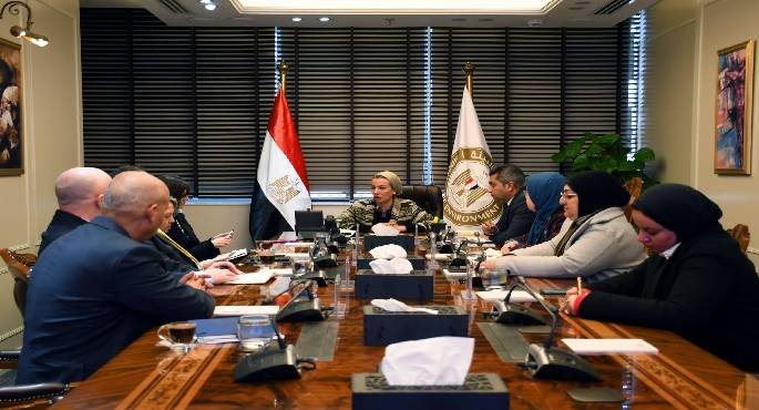 وزيرة البيئة تبحث التعاون مع شركة سيسكو ربط تكنولوجيا المعلومات