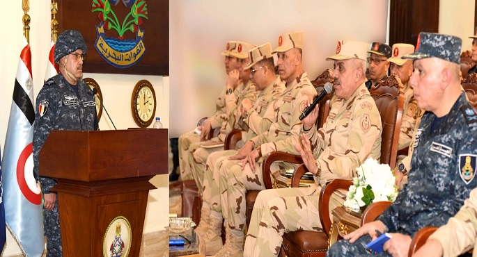 بالفيديو والصور.. رئيس الأركان يشهد المرحلة الرئيسية لتنفيذ مشروع مراكز القيادة التعبوى للأسطول الشمالى بالقوات البحرية