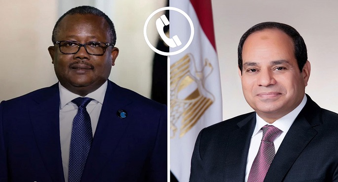 الرئيس السيسى يبحث هاتفيا مع رئيس غينيا بيساو سبل تعزيز العلاقات الثنائية بين البلدين