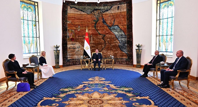 الرئيس السيسى يؤكد حرص مصر على مواصلة تعزيز التعاون الثنائى مع قبرص