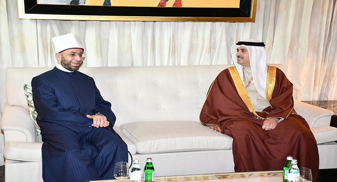 بالصور.. وزير العدل البحرينى يستقبل وزير الأوقاف على هامش مؤتمر “الحوار الإسلامى – الإسلامى”
