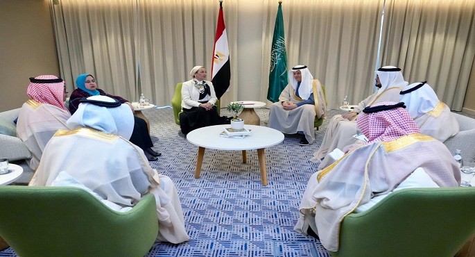 وزيرة البيئة تبحث مع نظيرها السعودى تعزيز سبل التعاون البيئى بين البلدين