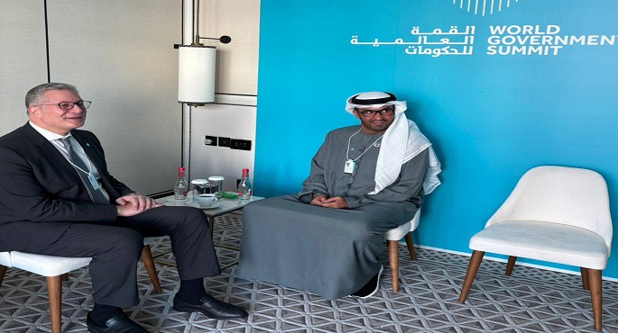 بالصور.. وزير البترول يعقد جلسة مباحثات مع الرئيس التنفيذى لشركة “أدنوك” الإماراتية