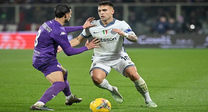 الإنتر يستضيف فيورنتينا فى مباراة للثأر بعد 4 أيام من لقائهما المؤجل بالدورى الإيطالى