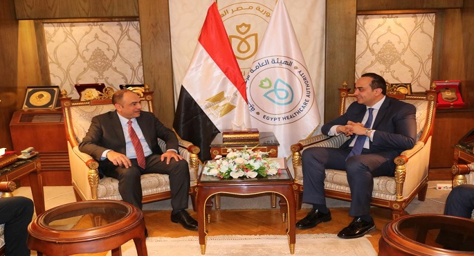 بالصور.. رئيس هيئة الرعاية الصحية يبحث مع الجامعة المصرية الصينية تعزيز تبادل الخبرات الصينية