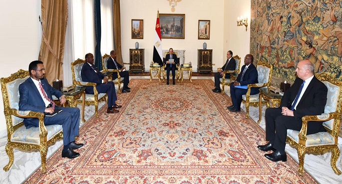 مصر وجيبوتى تؤكدان أهمية استعادة الأمن فى مضيق باب المندب وسلامة الملاحة بالبحر الأحمر