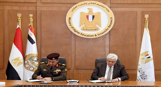 قيادة قوات الدفاع الشعبى والعسكرى توقع بروتوكول تعاون مع “التعليم العالى”
