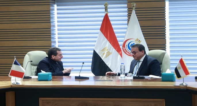 وزير الصحة: الحكومتان المصرية والفرنسية تعملان على تعزيز الشراكات بين المؤسسات الصحية